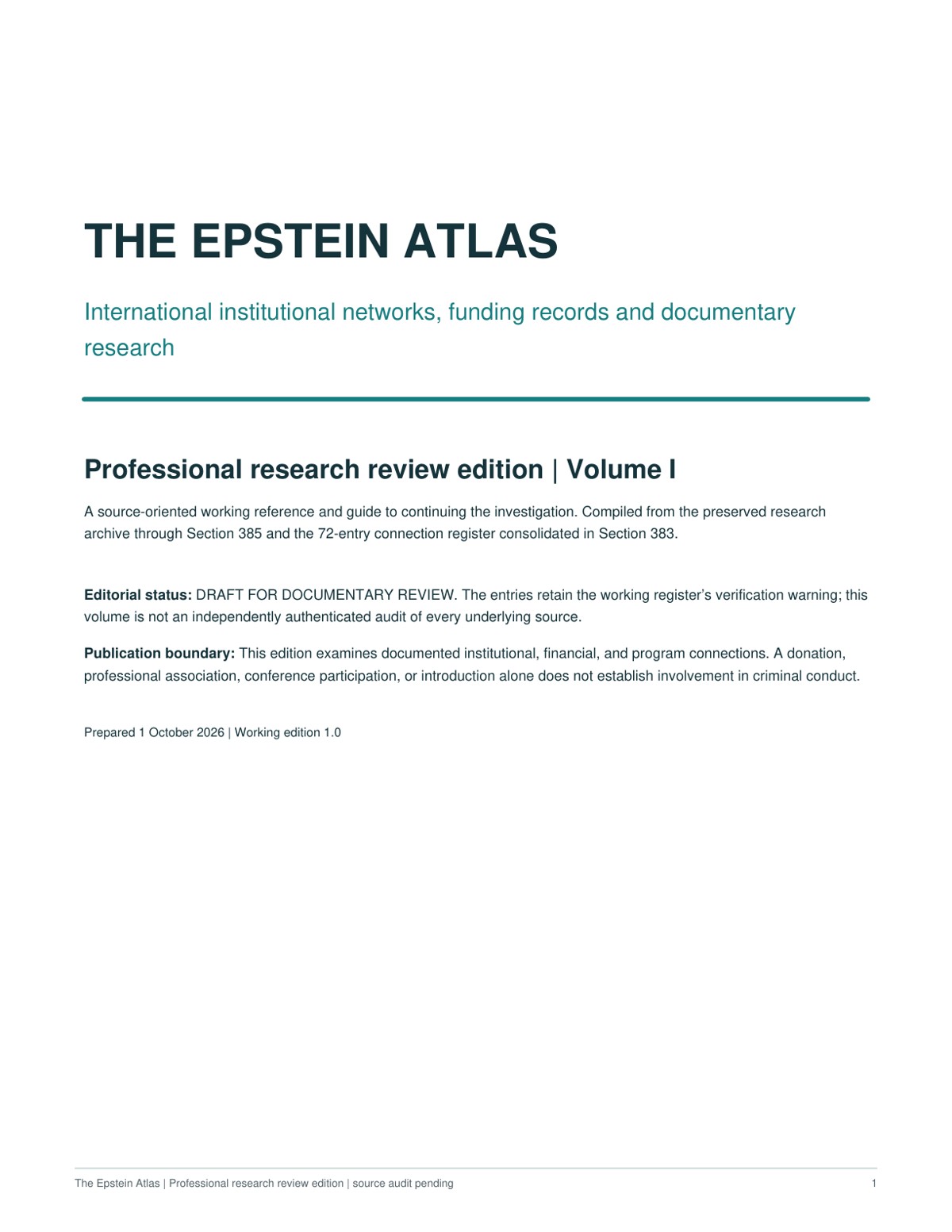 The Epstein Atlas Professional Review Edition cover